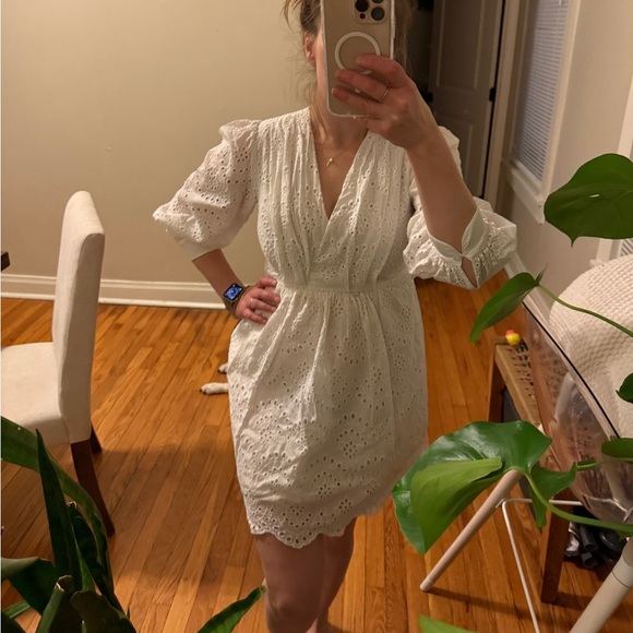 OPT white eyelet minidress small - Picture 7 of 8